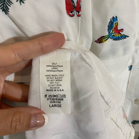 Wild Honey Cutout Front Tropical Print Midi Dress - Picture 7 of 7